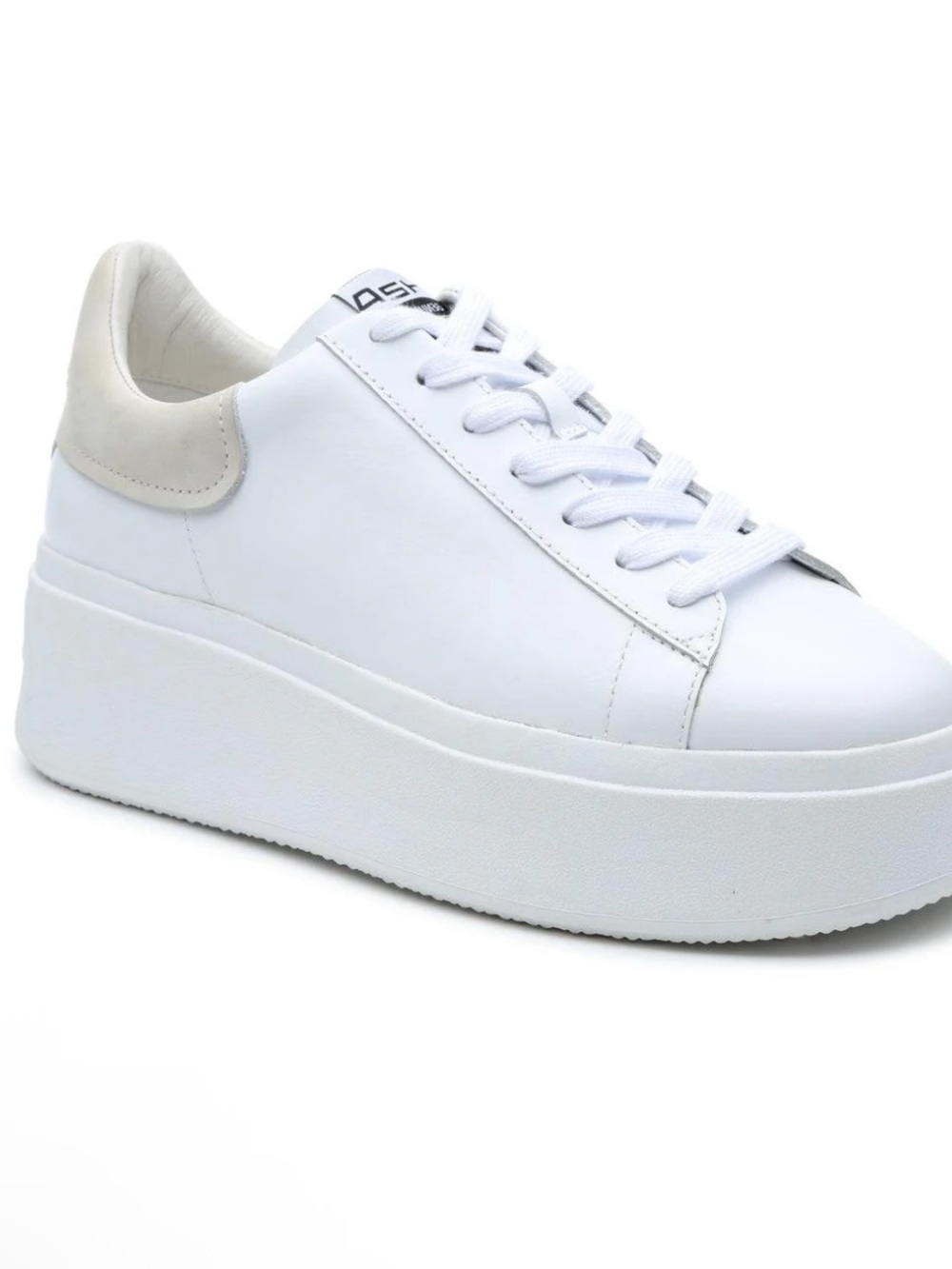 Ash Moby Strass Leather Sneaker Chunky Platform Women's White Size 41 / 10